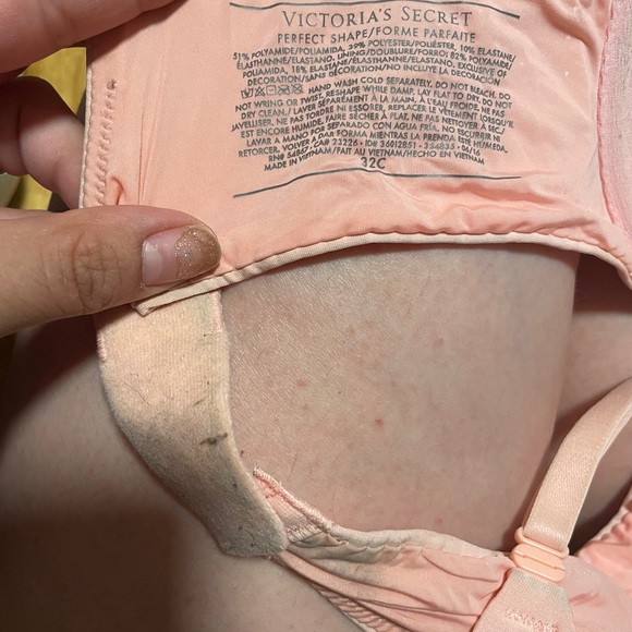3 Victoria Secret Perfect Shape Bra 32 C - Picture 4 of 5